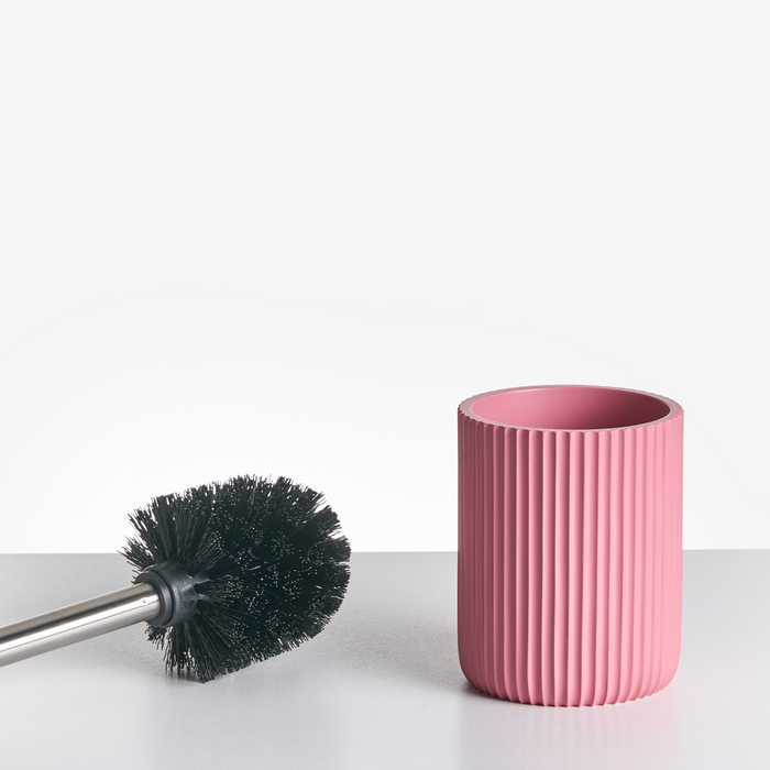 Beliani - CAMANA - Badkameraccessoireset - Roze - Polyresin