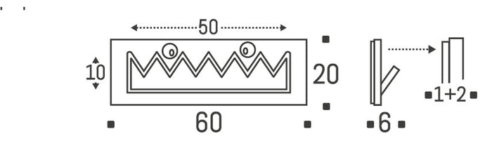 Fläpps Kledingkast Monsterhäng 60x20-1 - Wit