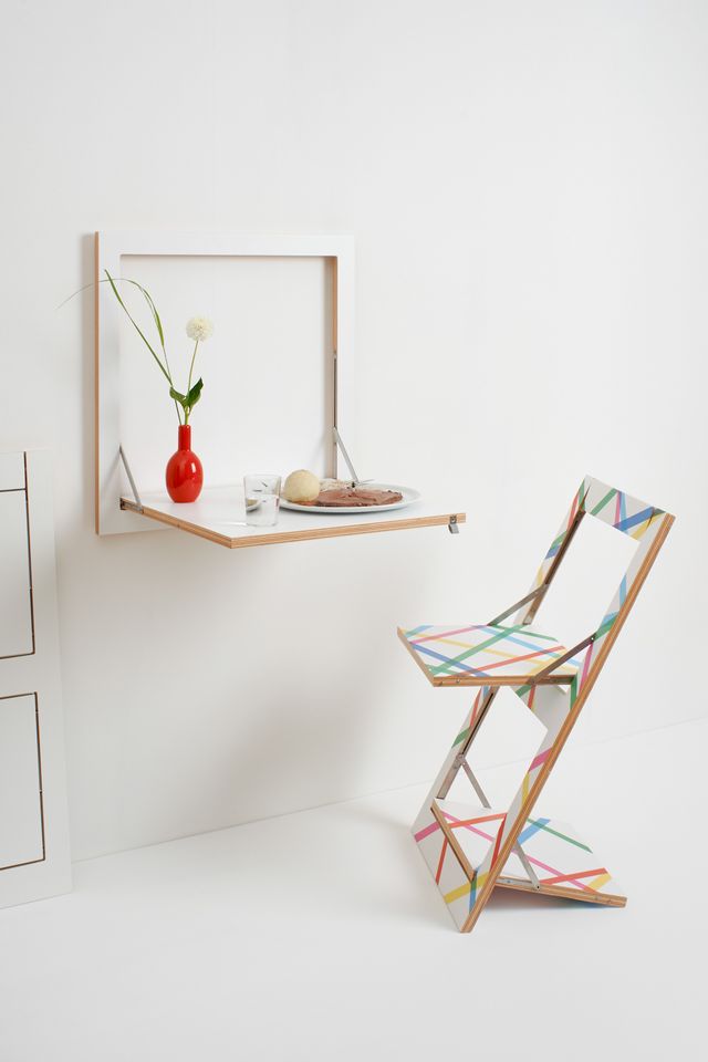 Fläpps Keukentafel 60x60-1 - Wit