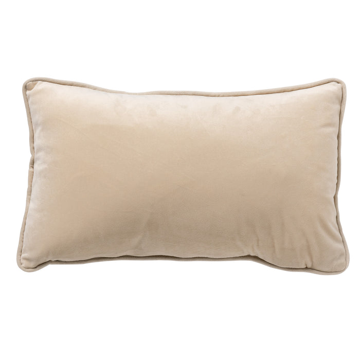 Merry Christmas - Kerst sierkussen - 30x50 cm, wit