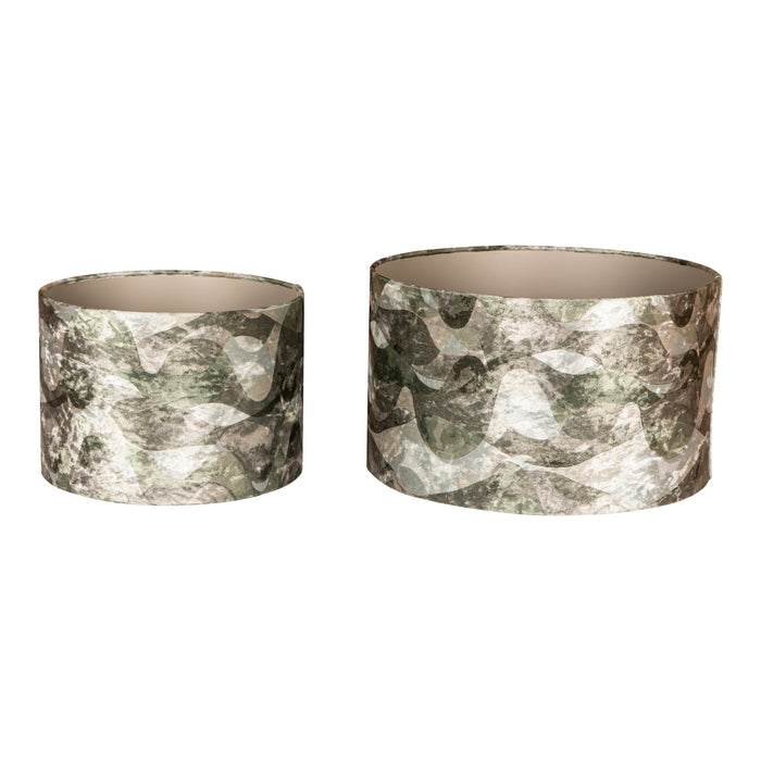 PTMD - Lampenkap Mocca - Groen - 30x30x21cm