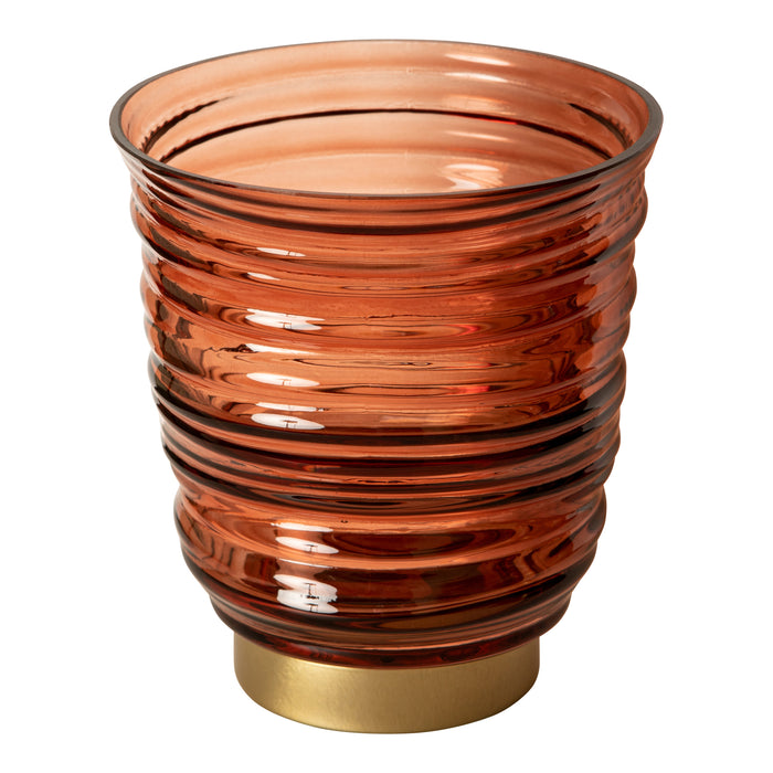 PTMD - Windlicht Lane - Bruin - 16x16x17cm