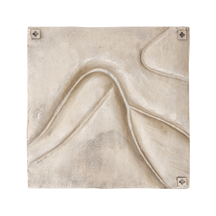 PTMD Gihan Gold Casted Alu Wall Panel Wave Lines L