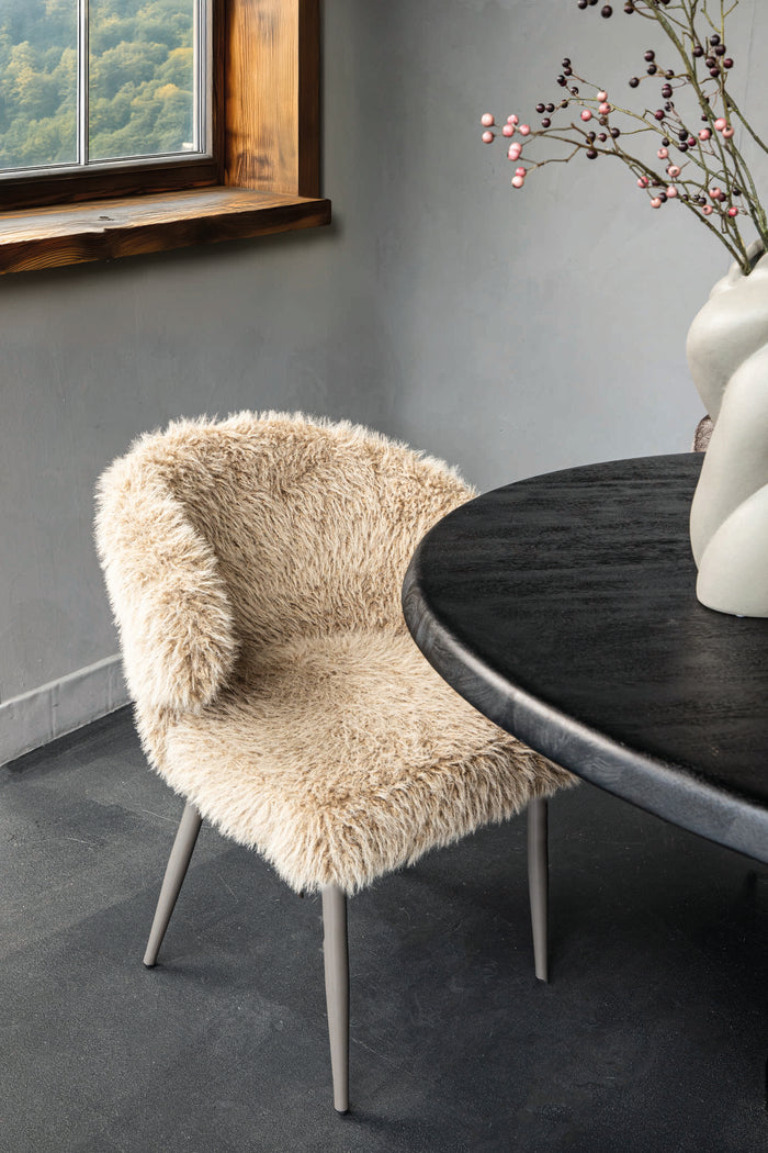 PTMD Ares Dining Chair Hair Beige