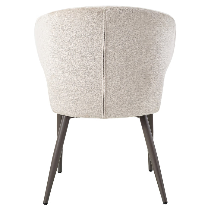 PTMD Ares Cream dining chair aphrodite 3 beige clay leg