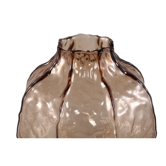 PTMD Narin Cream Round Shaped Glass Vase L