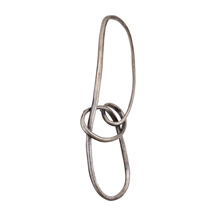 PTMD Wun Nickel Casted Alu Knot Wall Decoration Oval