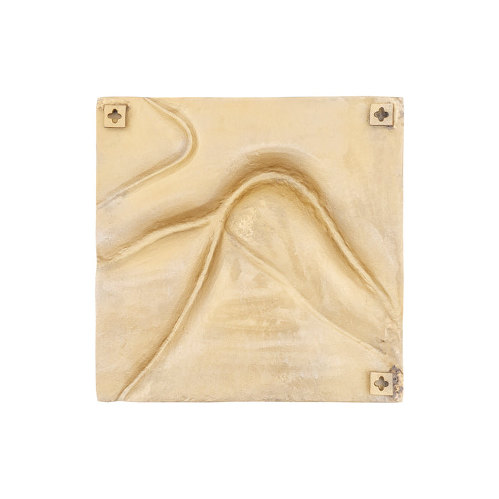 PTMD Gihan Gold Casted Alu Wall Panel Wave Lines M