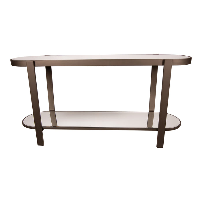 PTMD Yozan Console Table Mirror Metal Legs