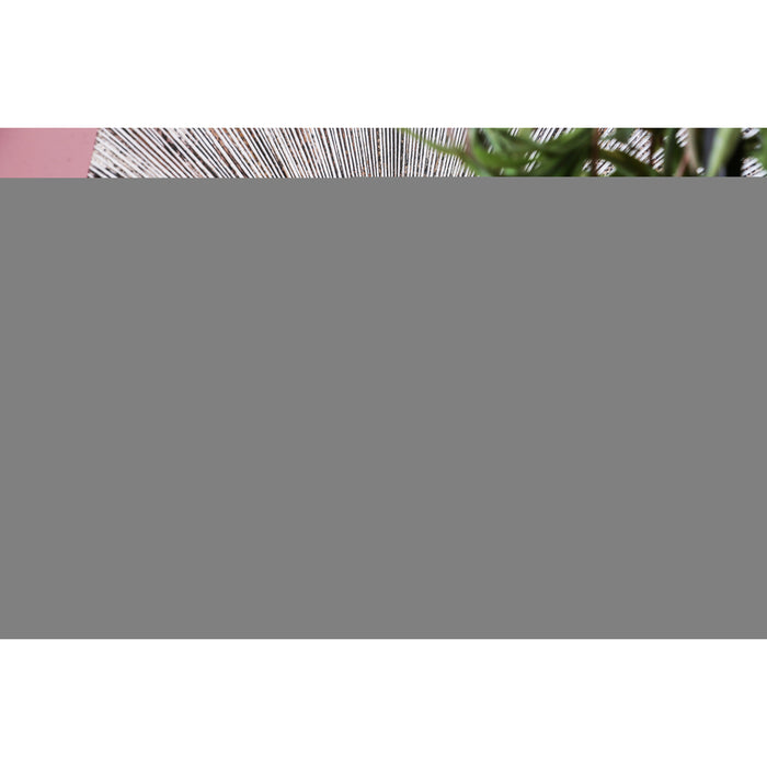 PTMD Zapp geribbeld rond wandpaneel wit