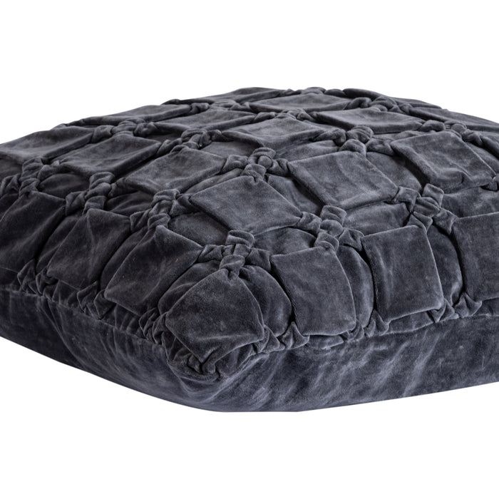 PTMD - Sierkussen Nasim - Grijs - 60x60x10cm