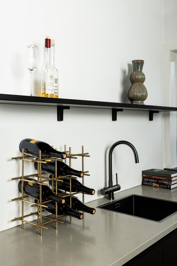 PTMD - Wijnrek Gordo - Goud - 40x24x40cm