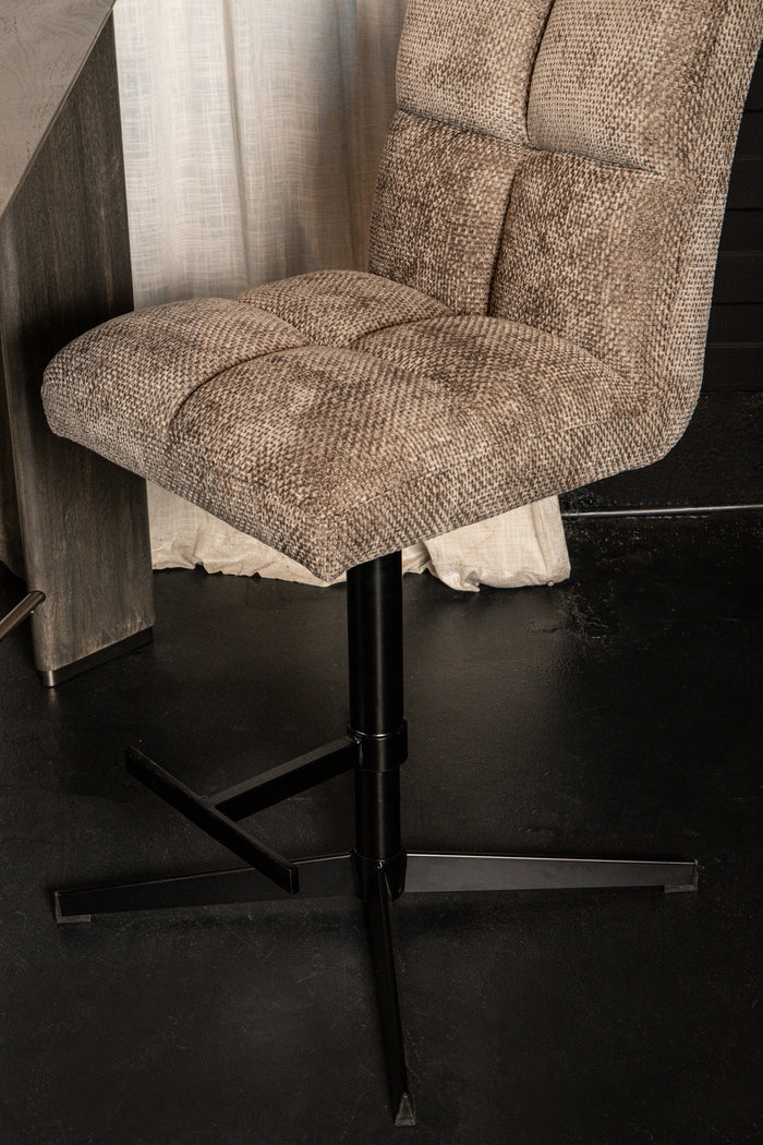 PTMD Milan Bar Chair Adjustable Stone