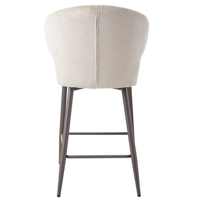 PTMD Ares Beige Bar Chair Aphrodite 3 Clay Leg