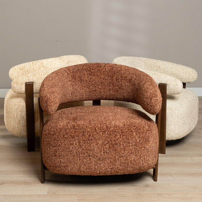 Bronx71 Fauteuil Grace chenille beige