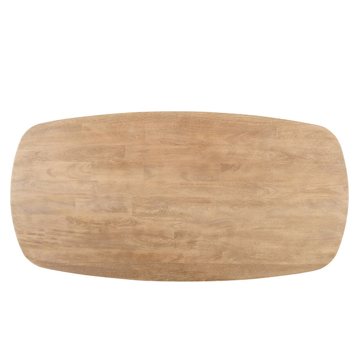 DÉJA Living - Eettafel Naturel Mangohout - 200x100x76cm - Majada