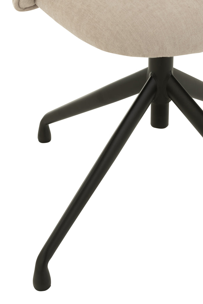 J-Line stoel Turn|Up|Down - textiel - beige