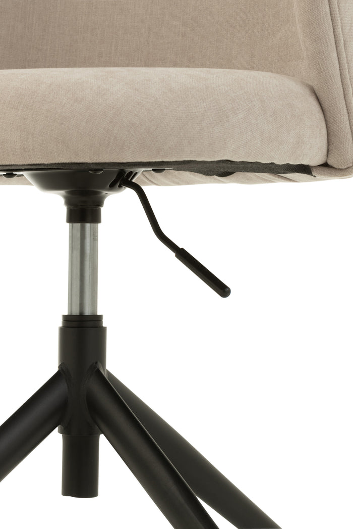 J-Line stoel Turn|Up|Down - textiel - beige