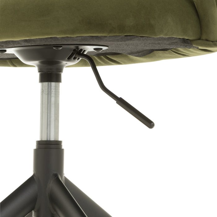 J-Line stoel Turn|Up|Down - fluweel - donkergroen