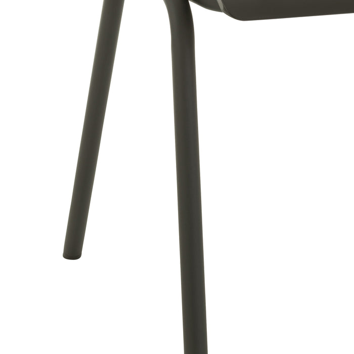 J-Line stoel - hout|metaal - zwart