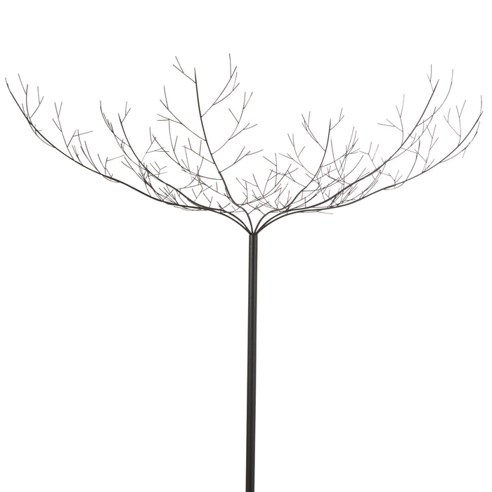 J-Line decoratie Boom - metaal - zwart - large