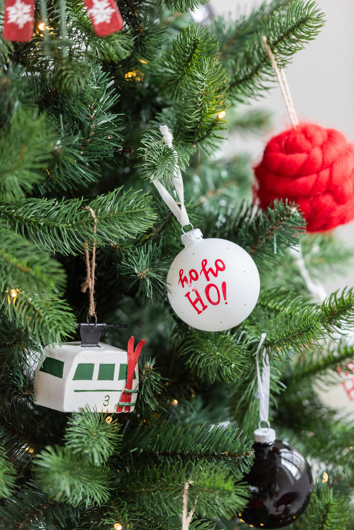 J-Line kersthanger Skilift Rechthoek - metaal - mix - 3 suks