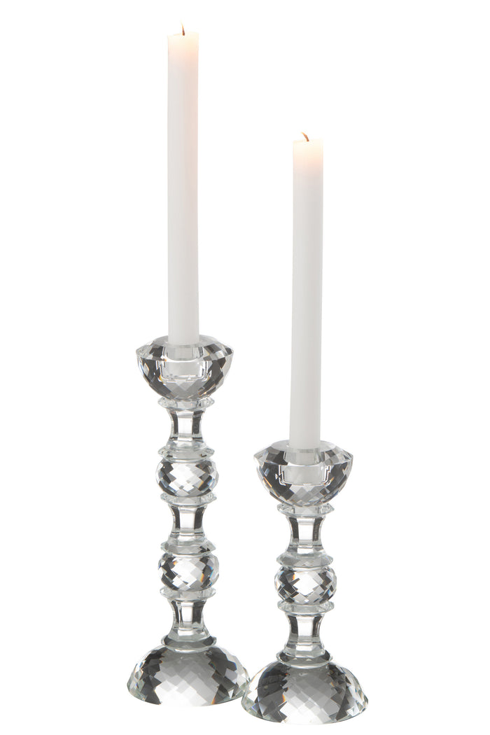 J-Line kandelaar Marie - kristal - transparant - large