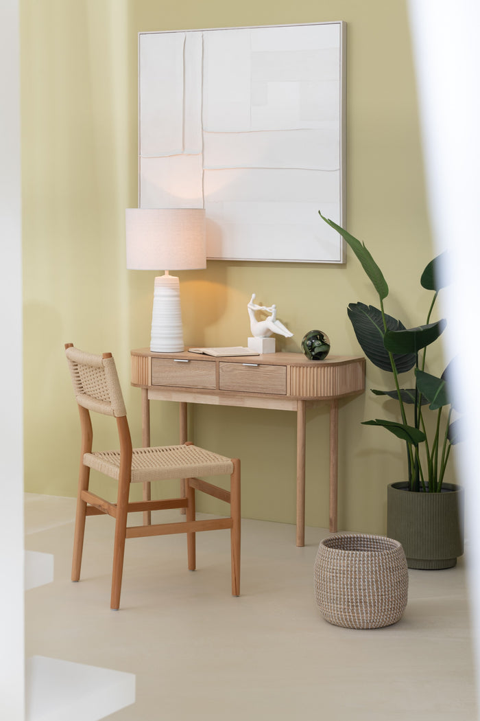 J-Line stoel Lap - beukenhout|touw - naturel