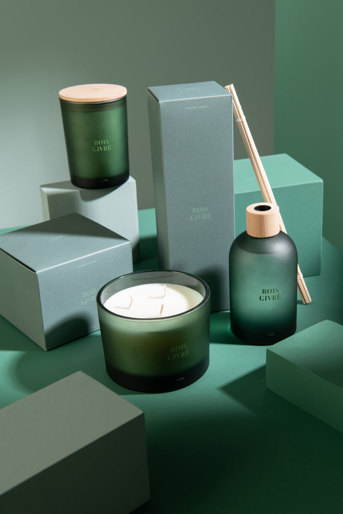 J-Line geurolie Accords Essentiels - Bois Givré - groen - 250 ml