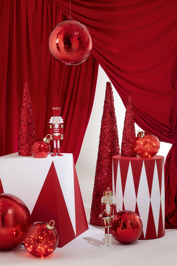 J-Line figuur Notenkraker - ijzer - zwart|wit - medium