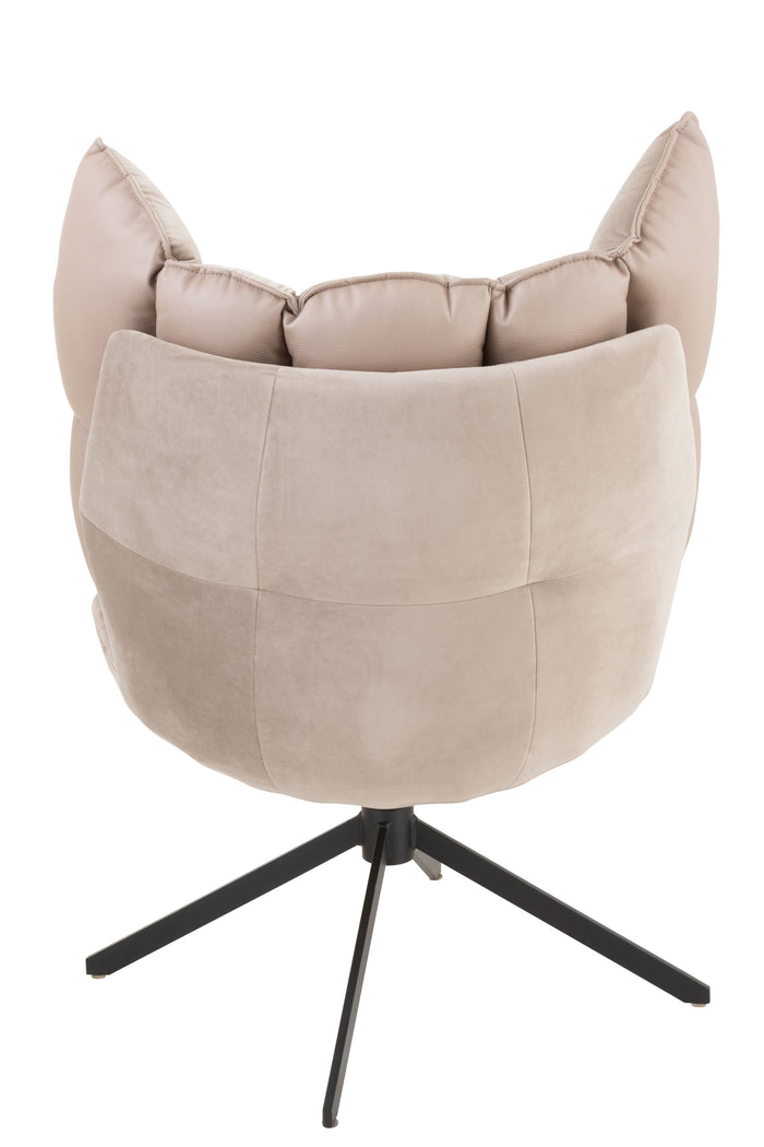 J-Line stoel Relax Kussen Op Frame - textiel|metaal - lichtg