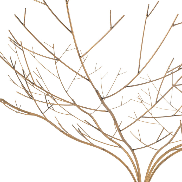 J-Line decoratie Boom - metaal - goud - medium