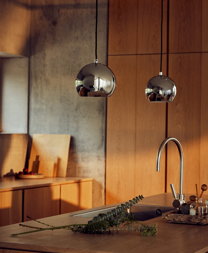 Frandsen Ball hanglamp Ø18 metallic chroom