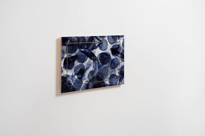 Fläpps plank 60x40-1 - Bubbles Indigo door Pattern Studio