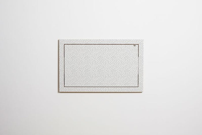 Fläpps Wandbureau 80x50-1 - Watercolor Dots door Kind of Style