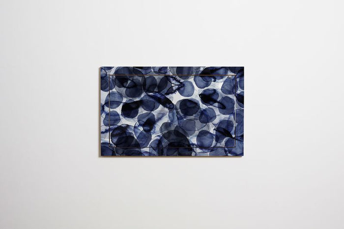 Fläpps Wandbureau 80x50-1 - Bubbles Indigo door Pattern Studio