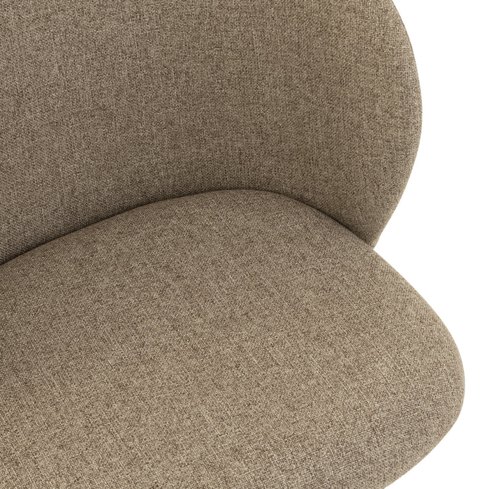 J-Line stoel Turn|Up|Down - linnen - donkerbruin|beige