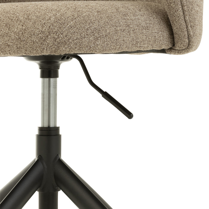 J-Line stoel Turn|Up|Down - linnen - donkerbruin|beige