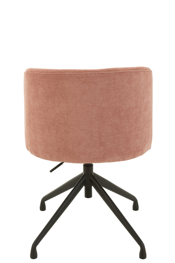 J-Line stoel Turn|Up|Down - textiel - lichtroze