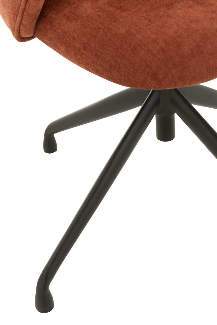 J-Line stoel Turn|Up|Down - textiel - bordeaux