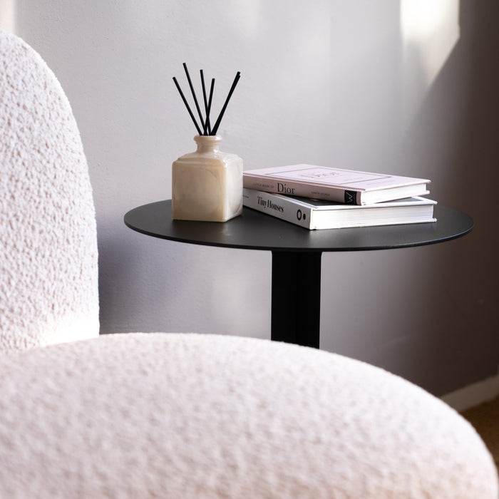 Spinder Design bijzettafel Daley High - zwart - Ø 38