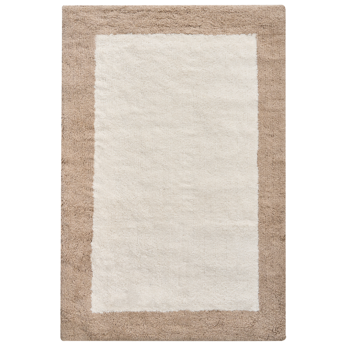 Beliani - KABRI - Badmat - Beige|Bruin - 60 x 90 cm - Katoen