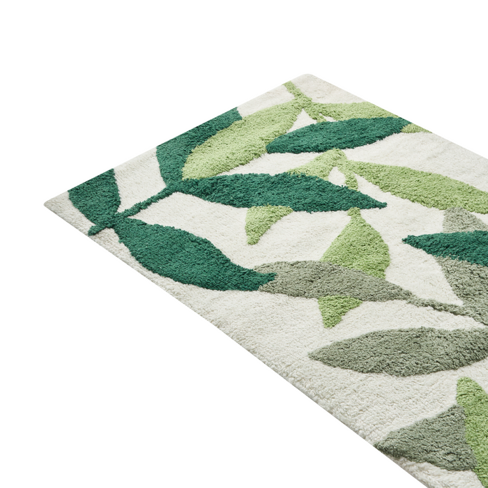 Beliani - ASAN - Badmat - Groen - 60 x 90 cm - Katoen