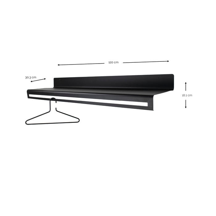 Spinder Design kapstok Sway 120 - Zwart