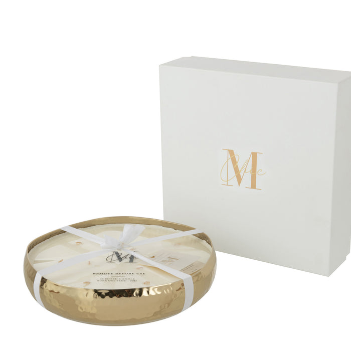 J-Line geurkaars M-Chic - metaal - goud - large - 44U