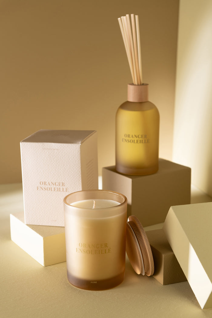 J-Line geurkaars Accords Essentiels - Oranger Ensoleillé - g