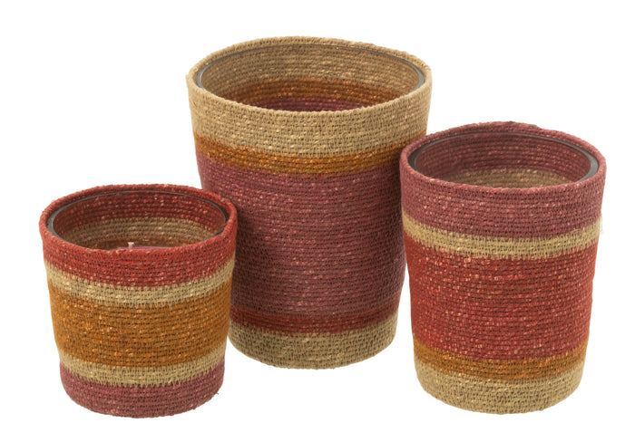 J-Line geurkaars Mand - mix - large - 75U