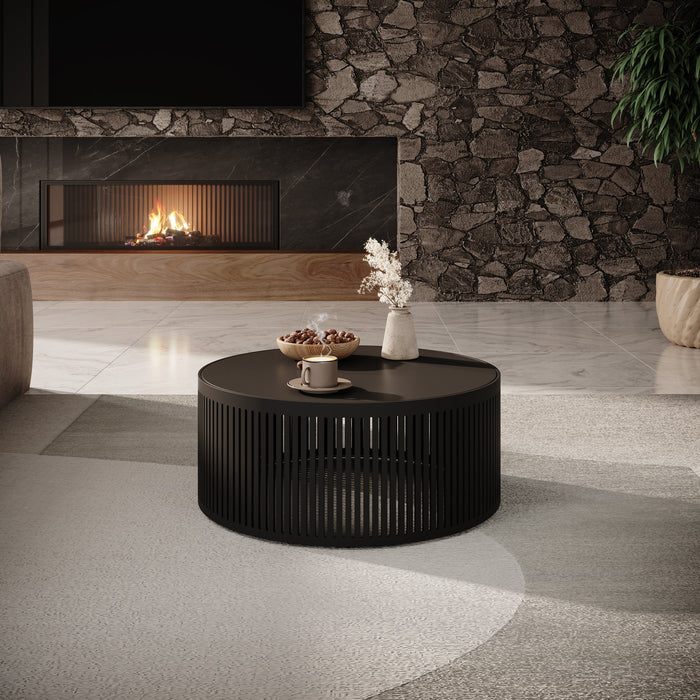 Meubella - Salontafel Vanya - Zwart - 59 cm