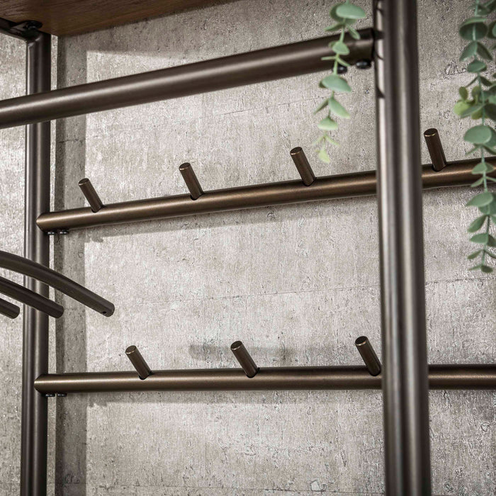 Hoyz Collection - Garderobemeubel Luno 70cm - Drift Brown