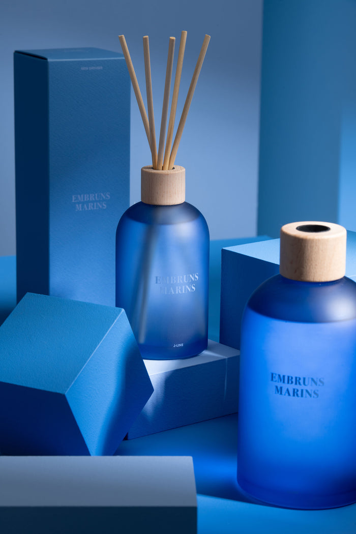 J-Line geurolie Accords Essentiels - Embruns Marins - blauw - 250 ml